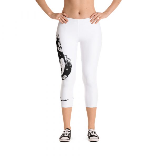 Wolf Capri Leggings - Image 3
