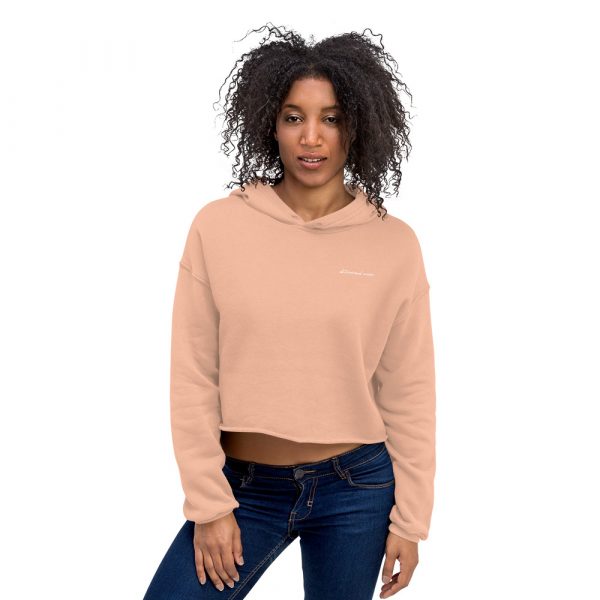 Determined Wolf Crop Hoodie - Image 7