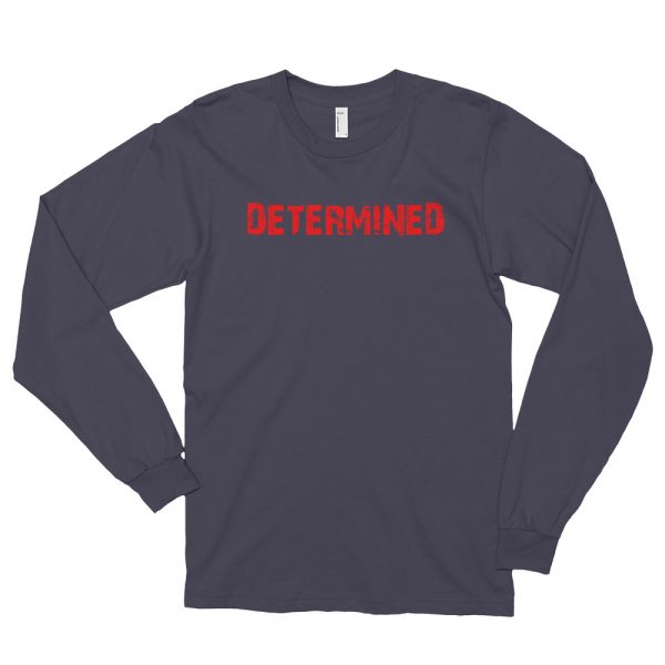 Determined Long sleeve t-shirt (unisex) - Image 3