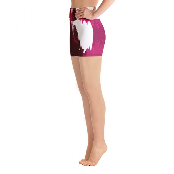 Pink Determined Yoga Shorts - Image 2