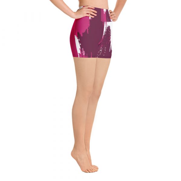 Pink Determined Yoga Shorts - Image 3
