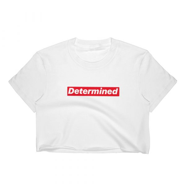 Determined block Women's Crop Top