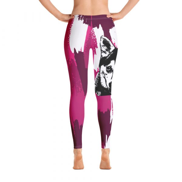 Pink Wolf Leggings - Image 2