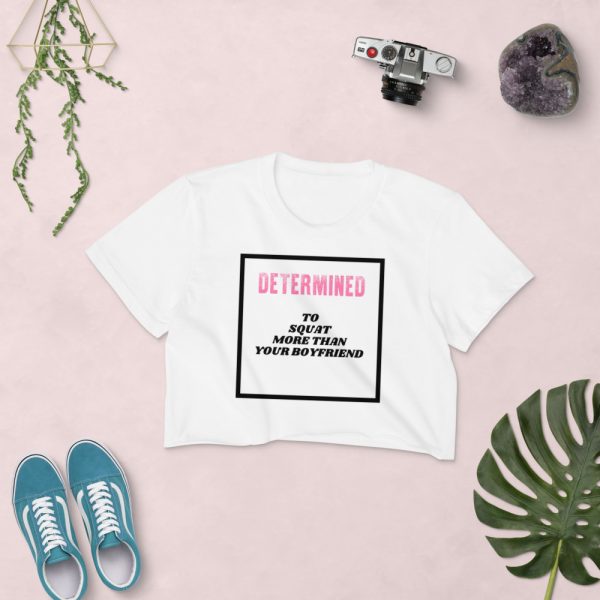 SQAUT MORE THAN BF Women's Crop Top